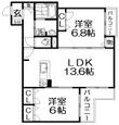Sha Maison 町楠葉の間取図