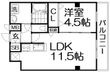 エトワール磐船の間取図