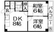 郡津金森マンションの間取図