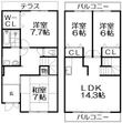 ビリオーヌKaheiの間取図