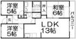 アンド・ユー郡津の間取図