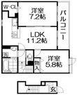 メゾン　ド　ポワールの間取図