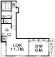 パレス藤阪東の間取図