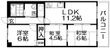 パークヒルズの間取図
