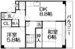 マンション奥野の間取図