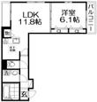 コンフォート星田の間取図