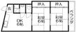 渚ハイツの間取図