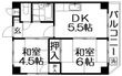 宮之阪ビルの間取図