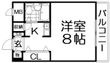 アルカディア枚方の間取図