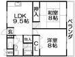 富尾マンションの間取図
