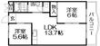 レジデンス松栄2の間取図