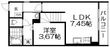 キャルムコート交野2番館の間取図