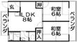 東ハイムの間取図