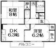 プランドール南楠葉の間取図