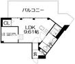 FLAT HOSHIDAの間取図