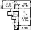 シャーメゾン中宮西の間取図