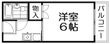 アートハイツ西崎の間取図