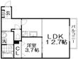 エトワール磐船の間取図