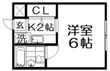 シャルム岡山手の間取図