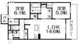 フィエルテ(Fierte)の間取図