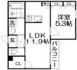 シエーナ楠葉ジェミオスの間取図