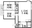 リバーランドジョイD棟の間取図