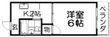 写真:アルビラージュ 3階314の間取図