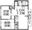 ハイツカトレアA棟の間取図