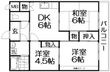 宮之阪ハイツ壱番館の間取図