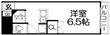 セジュールなにわの間取図