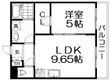 グリーンカーサⅠの間取図