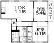 サンドーモB棟の間取図