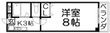 ボー・アルブル枚方長尾Ⅰの間取図