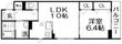 ハイドレンジア くずはの間取図