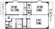カーサクボの間取図