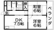 第五金森マンションの間取図