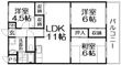 ハイブリッド交北Ⅰの間取図