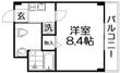 写真：ダブルツリー7番館4階の間取図