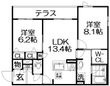 シャーメゾン スターセントの間取図