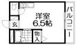 写真:シャンテー長尾家具 5階502の間取図