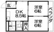 レオハイム春日山の間取図