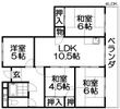 家具町ハイツの間取図