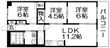 パークヒルズの間取図