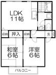 サンシャインⅠの間取図