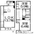 Bresciaの間取図