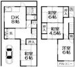 津田東町2丁目戸建ての間取図