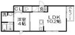 写真:仮称)門真市五月田町PJ 2階201の間取図