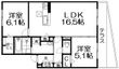 写真:T-residence楠葉 1階101の間取図