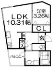 ルミエール星田2番館の間取図