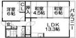写真：パルハセトン香里園1階の間取図